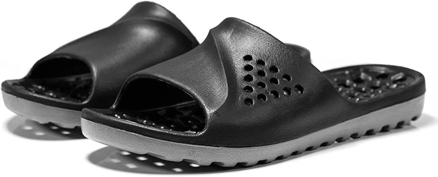 Slides for Men Slides for Women Bathroom Slippers Men Womens Ultra Comfort Lightweight Beach Slippers
