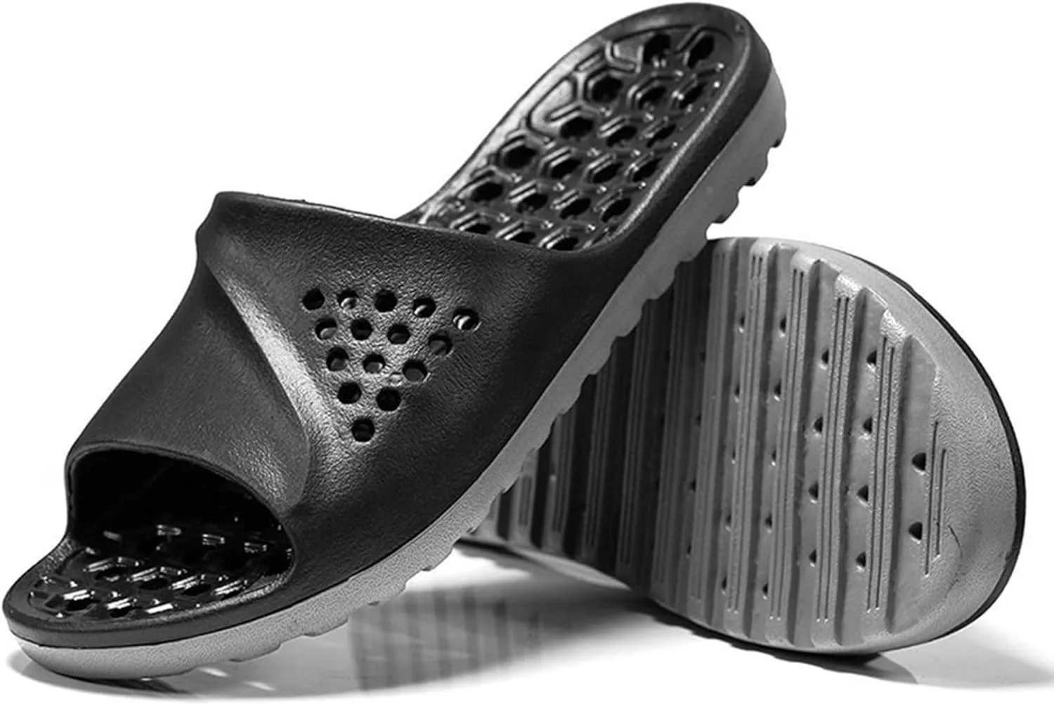 Slides for Men Slides for Women Bathroom Slippers Men Womens Ultra Comfort Lightweight Beach Slippers