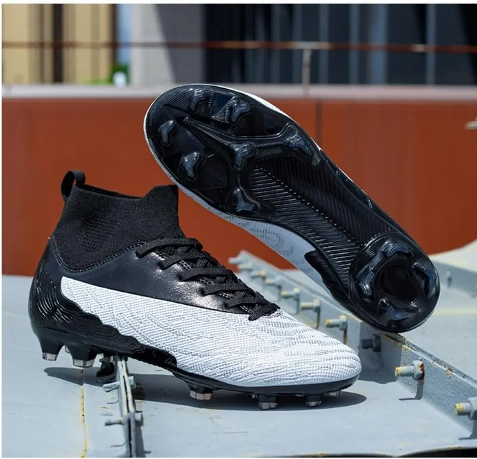 Soccer Cleats for Men Women & Big Boys - Indoor Outdoor AG/FG, TF, Training Shoes - Unisex-Adult Lightweight Football Cleats