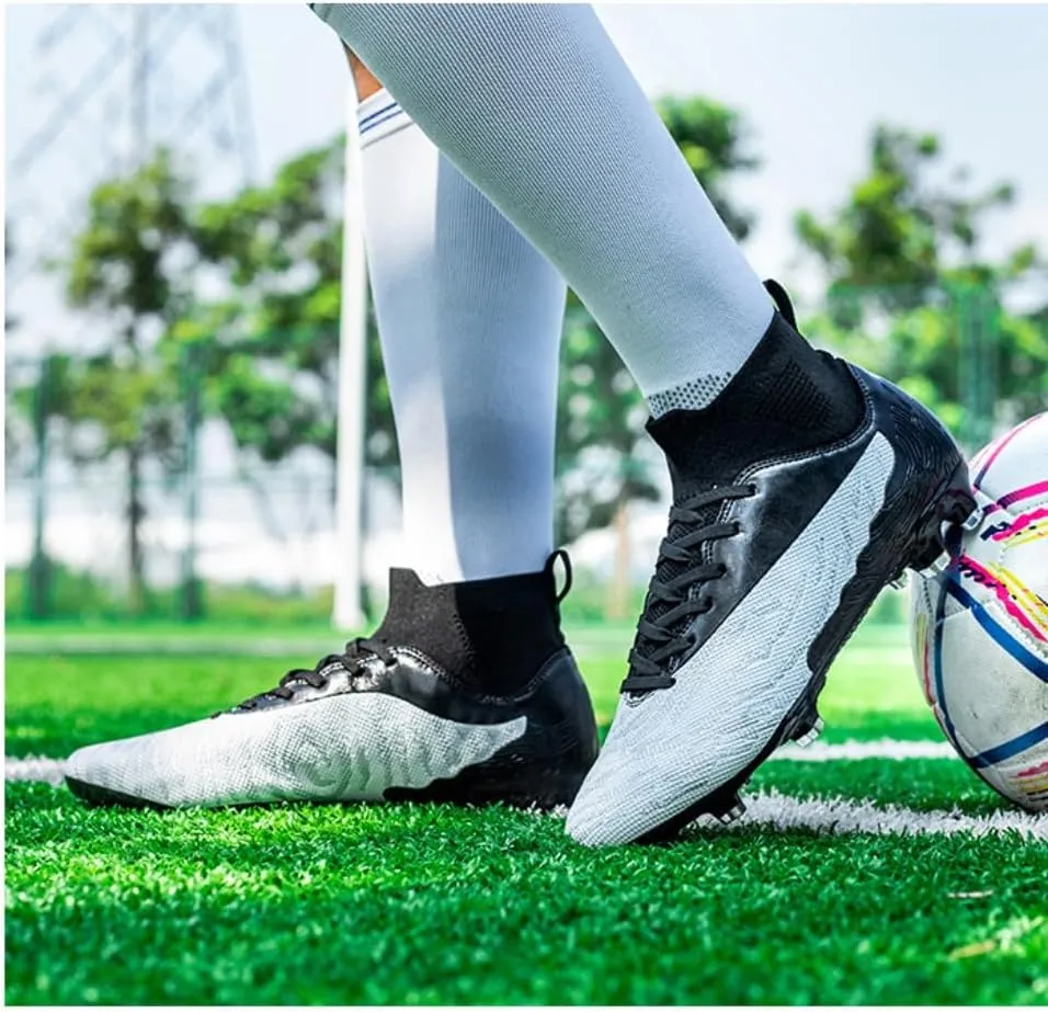 Soccer Cleats for Men Women & Big Boys - Indoor Outdoor AG/FG, TF, Training Shoes - Unisex-Adult Lightweight Football Cleats