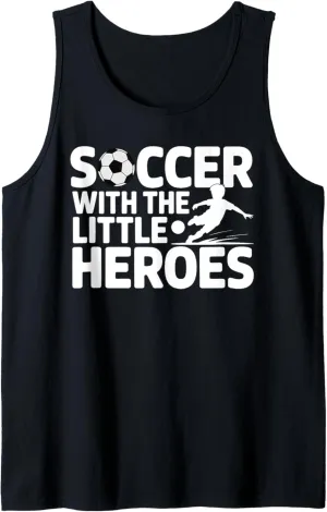 Soccer with the Little Heroes Kids Football Team Tank Top