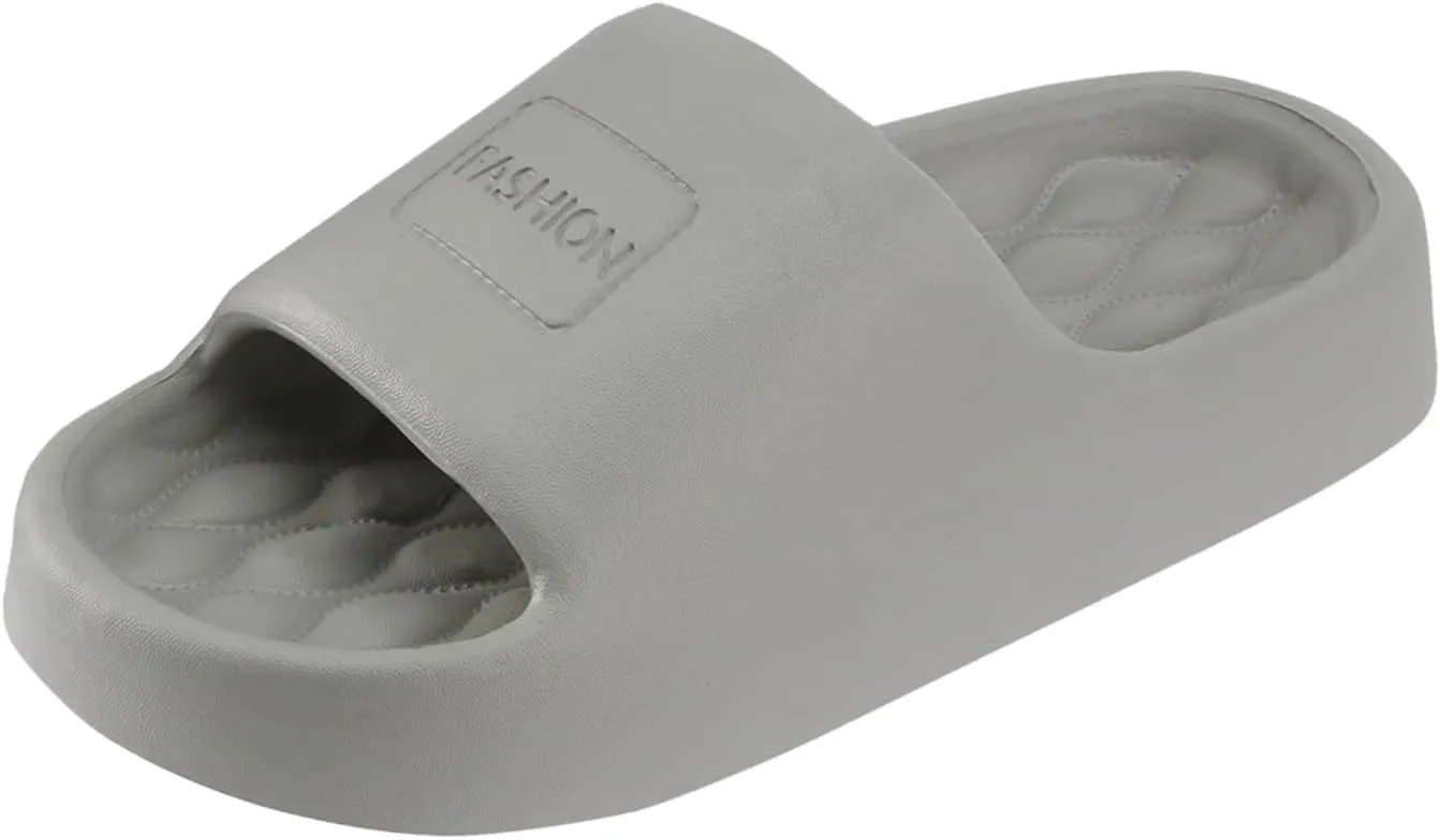 Summer Cloud Slides for Women and Men Soft Cloud Slippers Slides Easy Clean Thick Sole Non Slip Womens
