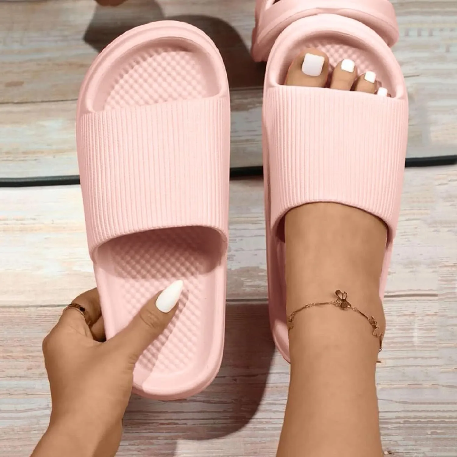 Summer Slipper for Men and Women Indoor Plus Size Slides Bathroom Sandals Fashion Slide Women Thong Slippers