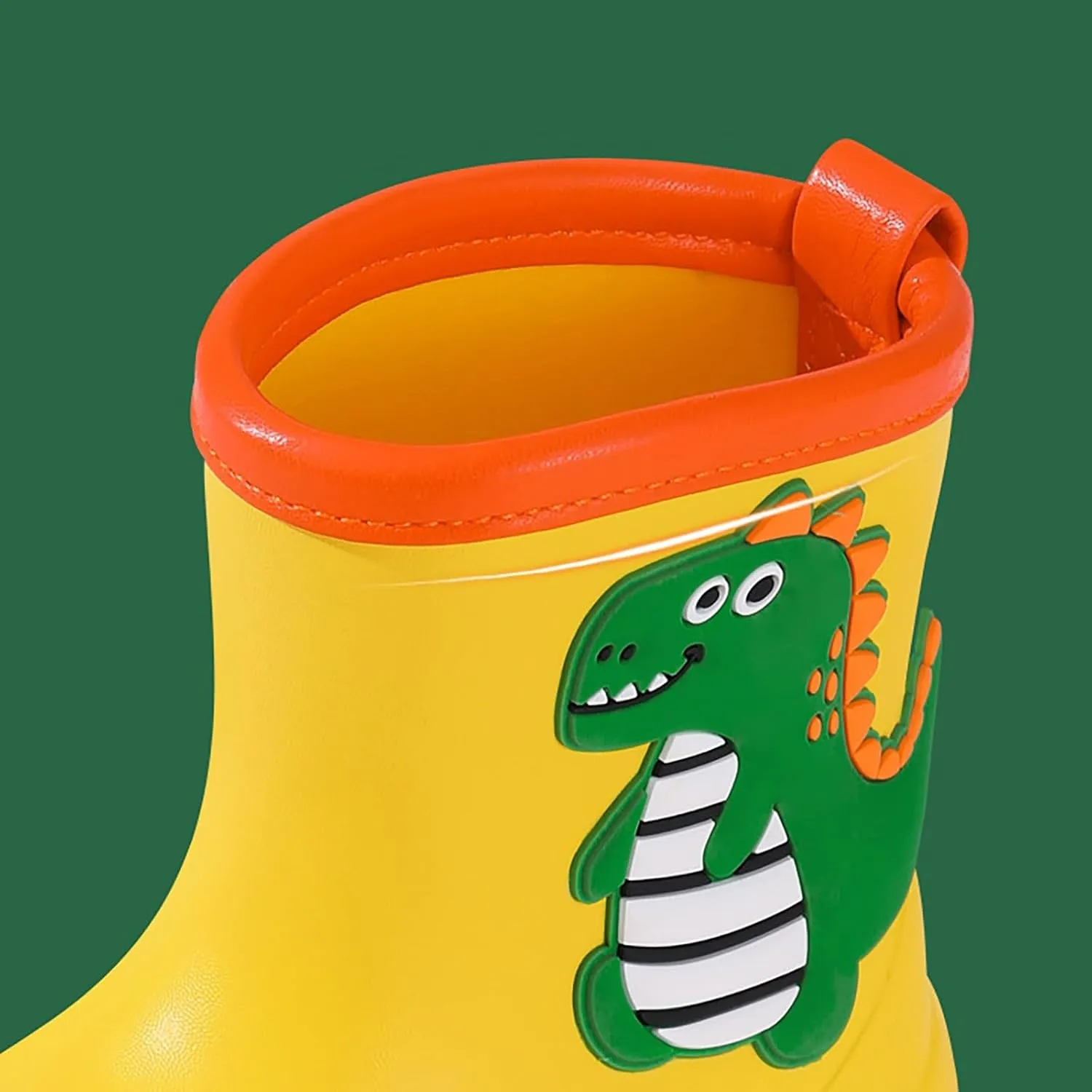Toddler Kids Children Rain Boots Boys Girls Baby Cartoon Dinosaur Rain Shoes Non Slip Rubber Toddler Rain Boots