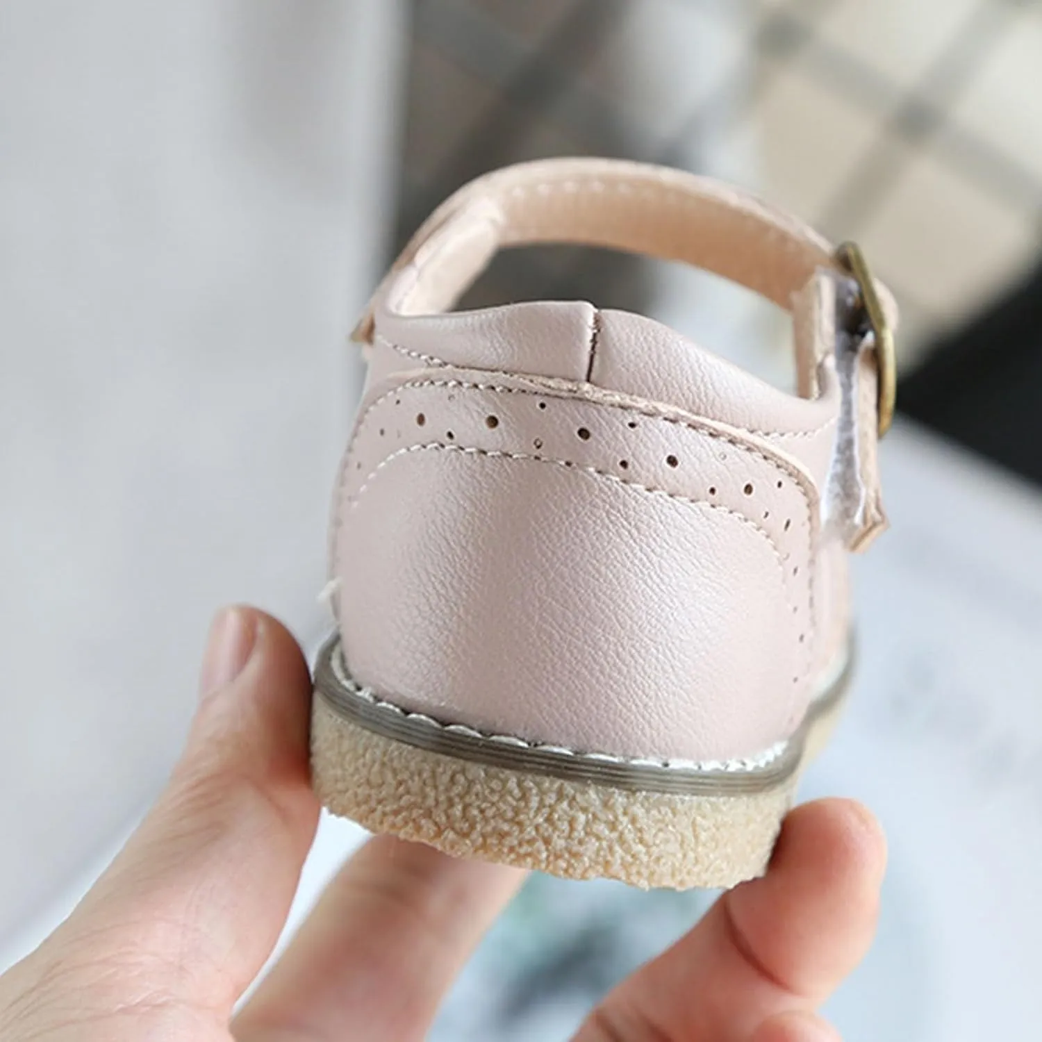 Toddler Little Girl Mary Jane Dress Shoes Ballet Flat?? for Par??y School ??niform ??xfords Bowknot Wedding Shoes