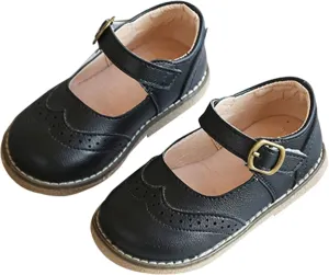 Toddler Little Girl Mary Jane Dress Shoes Ballet Flat?? for Par??y School ??niform ??xfords Bowknot Wedding Shoes