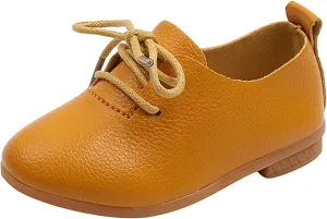 Toddler Little Girls Boys British Style Lace-Up Saddle Shoes Casual xfords Baptism School niform Loafer Shoes