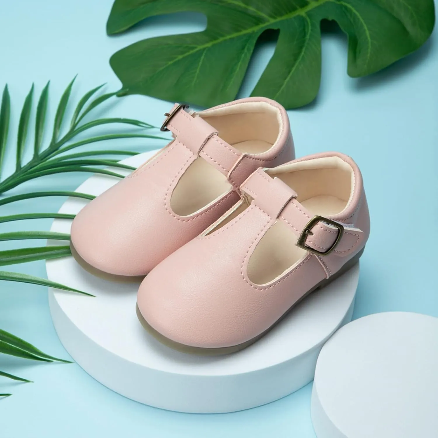Toddler Little Girls Mary Jane Dress Shoes School Oxford for Girls Flat?? Wedding Part?? T-Strap Uniform Shoes