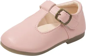 Toddler Little Girls Mary Jane Dress Shoes School Oxford for Girls Flat?? Wedding Part?? T-Strap Uniform Shoes