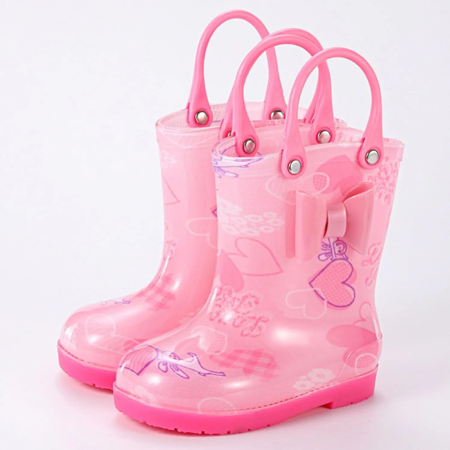 Toddler Rain Boots Baby Rain Boots Short Rain Boots For Toddler Easy On Lightweight 4 Toddler Boots