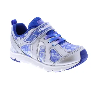 Tsukihoshi Rainbow | Silver/Blue Kids Sneakers