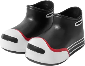 Unisex-Child Rain Boots Boys Girls Cute Short Rain Boots Waterproof Non Slip Water Boots Toddler Kids Baby Booties
