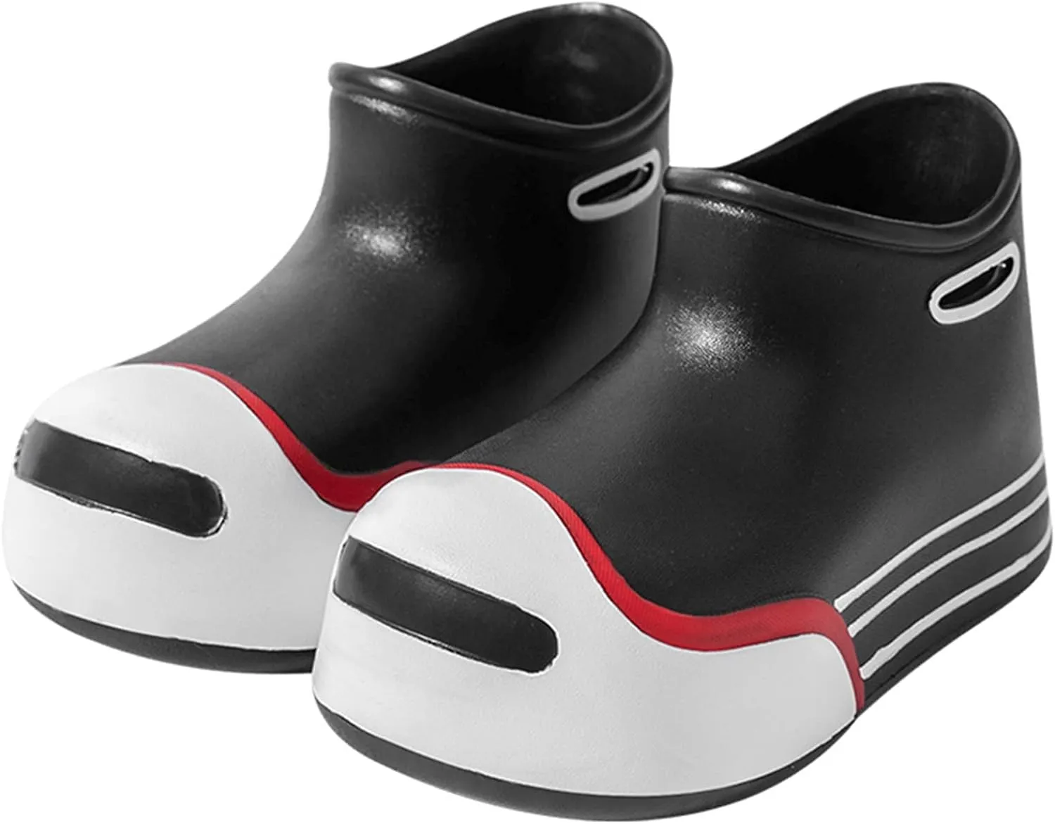 Unisex-Child Rain Boots Boys Girls Cute Short Rain Boots Waterproof Non Slip Water Boots Toddler Kids Baby Booties