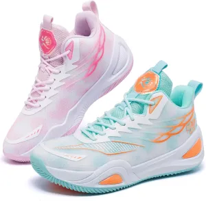 Unisex Outdoor Sports Shoes, Basketball Shoes Lightweight Breathable Comfortable Wrapped Boots