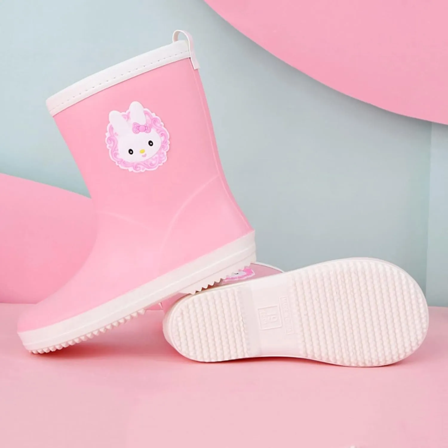 Water Proof Rain Shoe for Children Rabbit Cartoon Character Rain Shoes Children's Rain Shoes Boys Girls Water