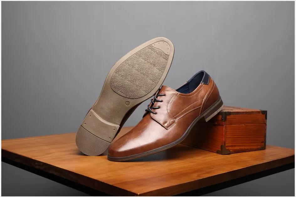 West Louis Luxury Leather Business-man Oxford Shoes