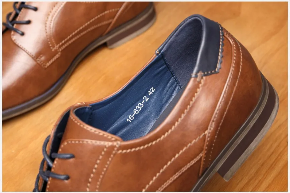 West Louis Luxury Leather Business-man Oxford Shoes