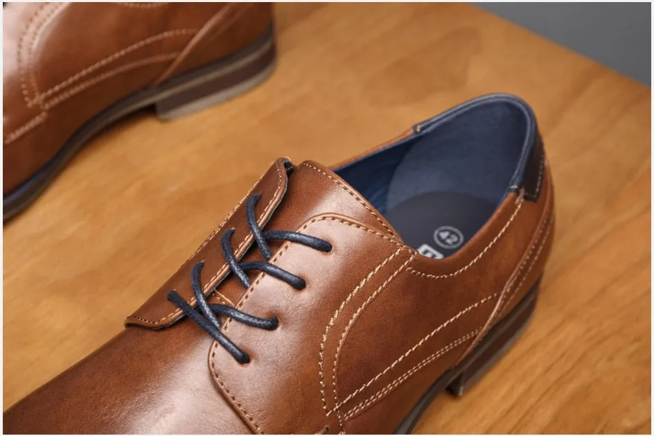 West Louis Luxury Leather Business-man Oxford Shoes