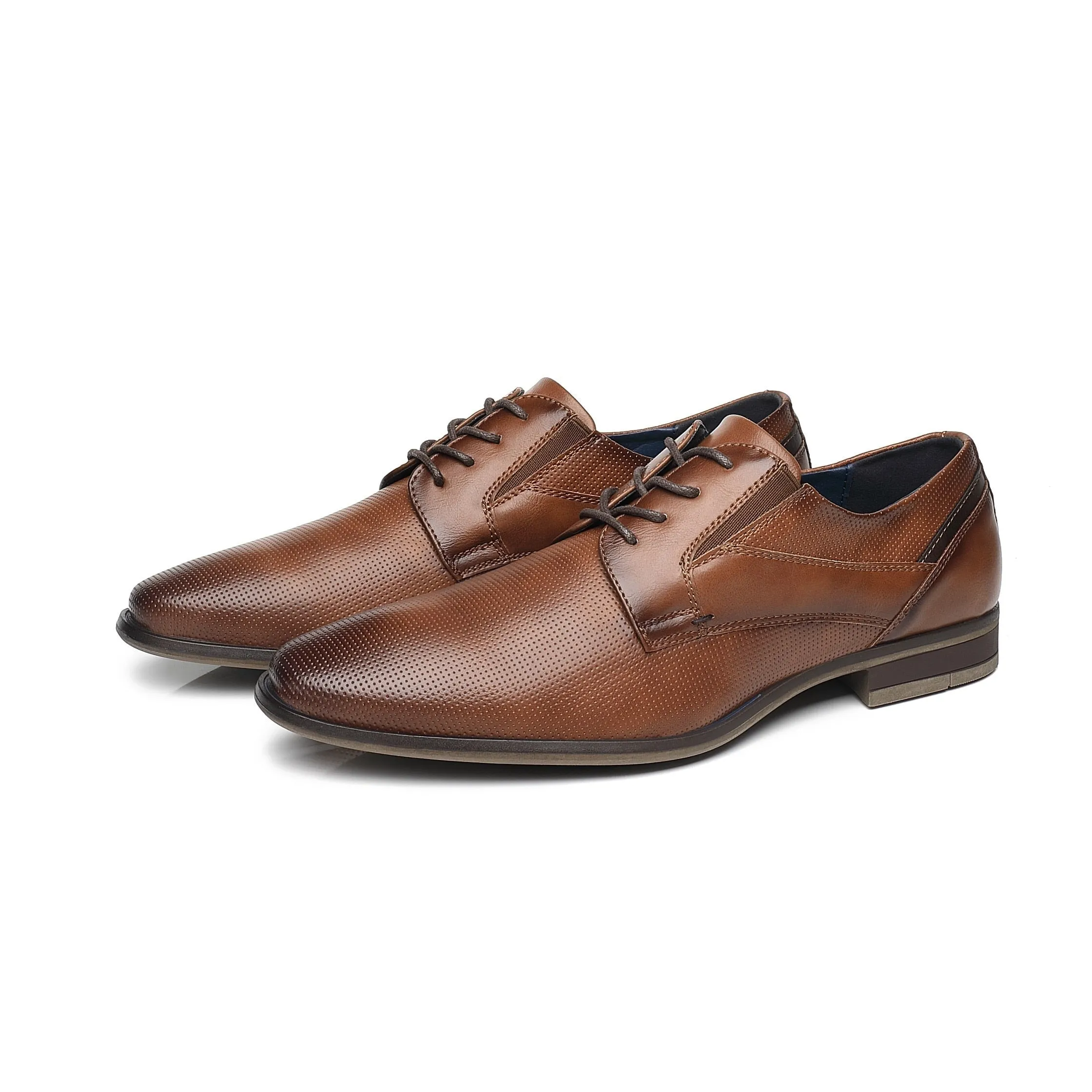 West Louis Men's Classic Leather Business Casual Oxford Shoes