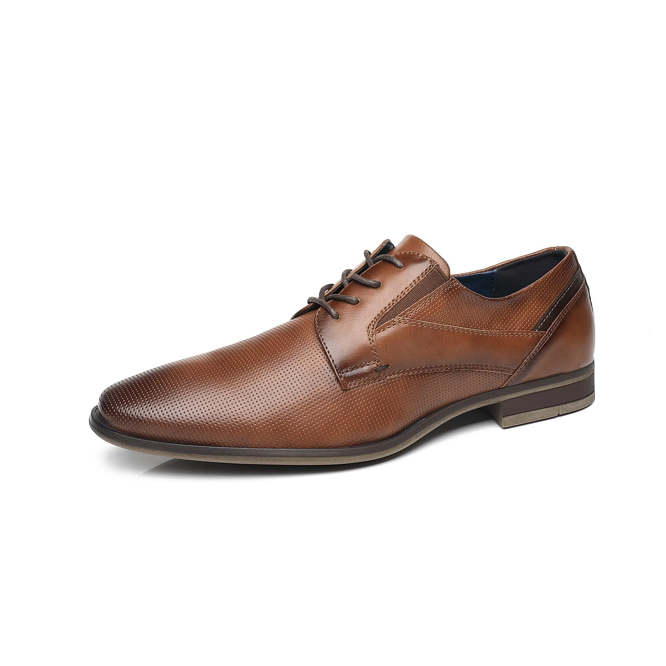 West Louis Men's Classic Leather Business Casual Oxford Shoes