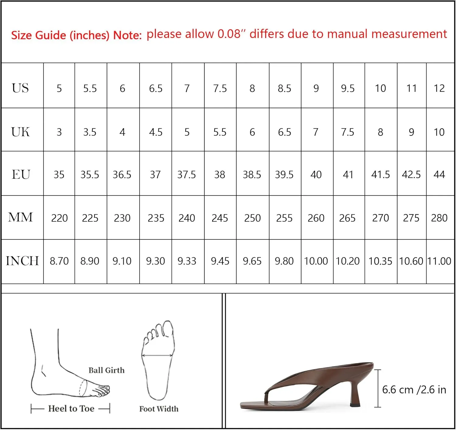 Womens Kitten Heels Flip Flops Slip On Open Toe Low Heels Thong Square Slide Summer Fashion Party Dress Heeled Sandals for Women