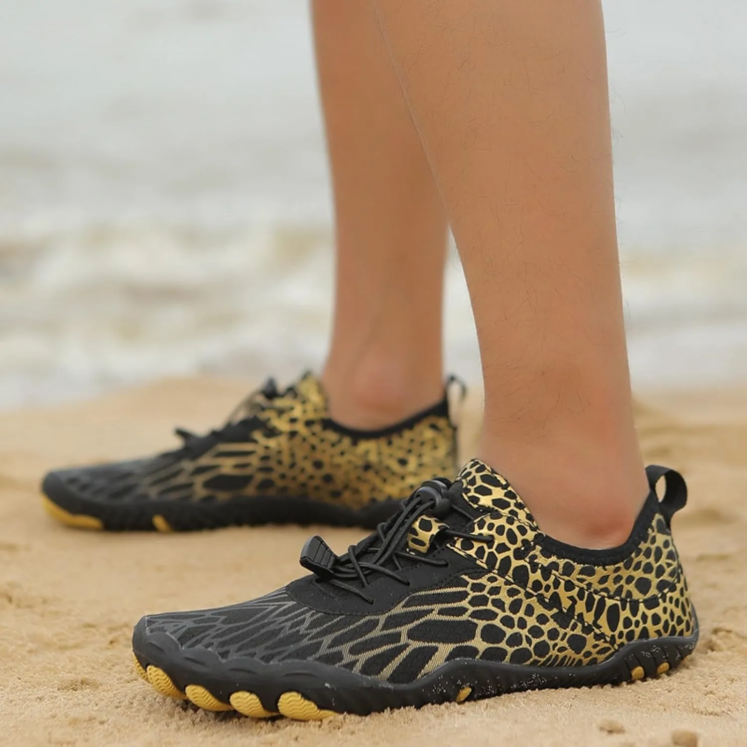 Women's Lightweight Quick Drying,Aqua Water Shoes Athletic Comfy Walking Shoes Men's and Women's Non Slip Sports Sneakers Outdoor River Tracing Shoe Summer Breathable Hiking Running Fitness Footwear